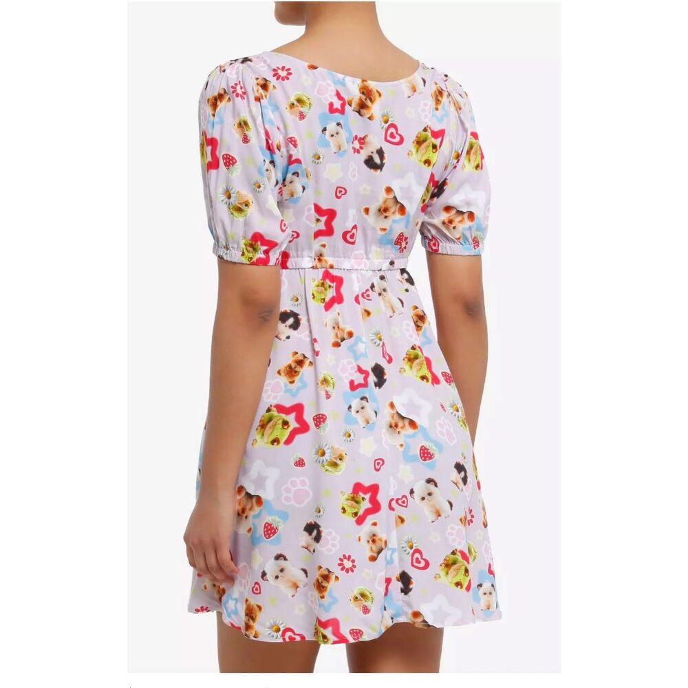 NWT Hot Topic Secret Society Cute Animals Baby Doll Dress XL - Picture 4 of 11